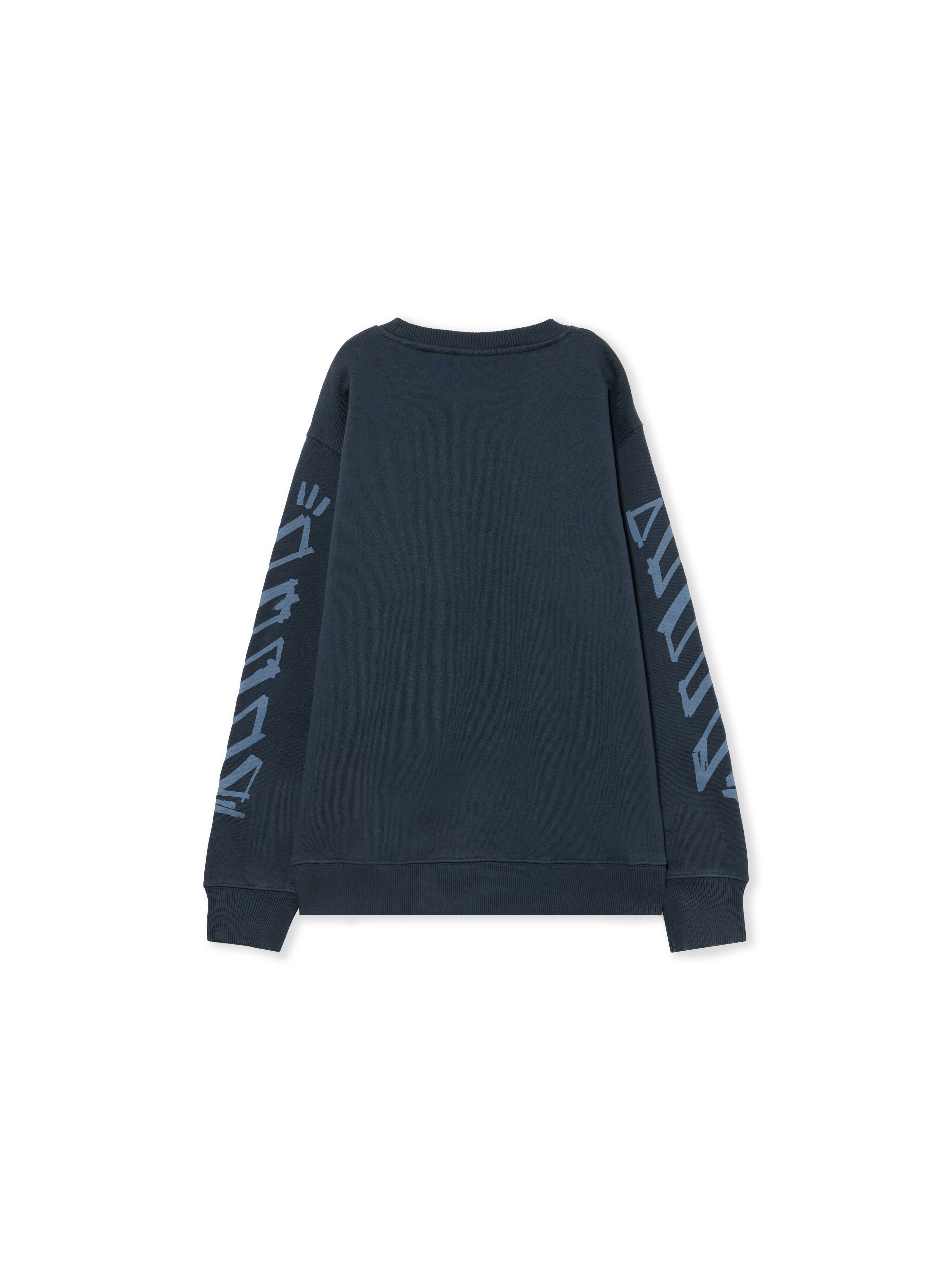 Diag Marker Crewneck Sweatshirt OFF WHITE Diag Marker Crewneck Sweatshirt BLUE NIGHTS 44BBA001F26F008