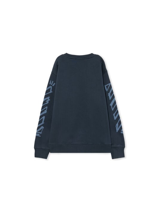 Diag Marker Crewneck Sweatshirt OFF WHITE Diag Marker Crewneck Sweatshirt BLUE NIGHTS 44BBA001F26F008