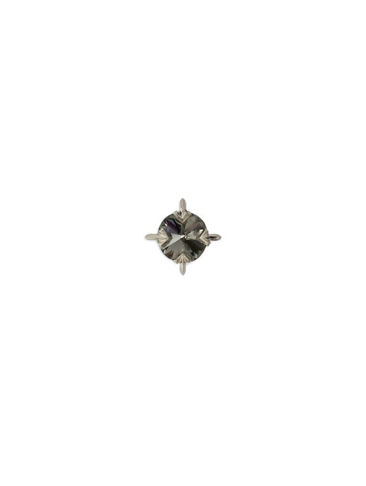 OFF WHITE Bling Round Mono Earring SILVER - SILVER OMOD11SS26MET002