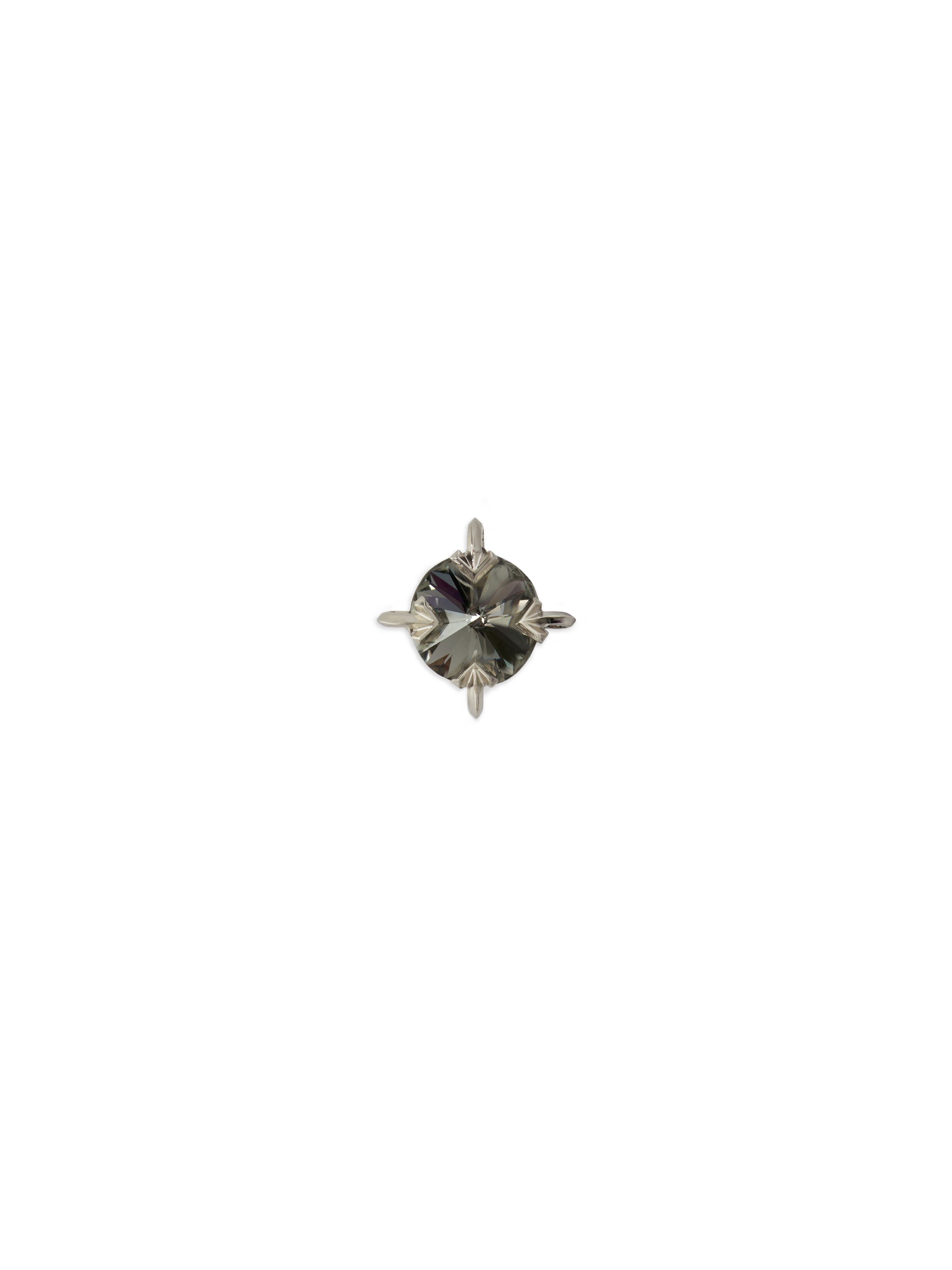 OFF WHITE Bling Round Mono Earring SILVER - SILVER OMOD11SS26MET002