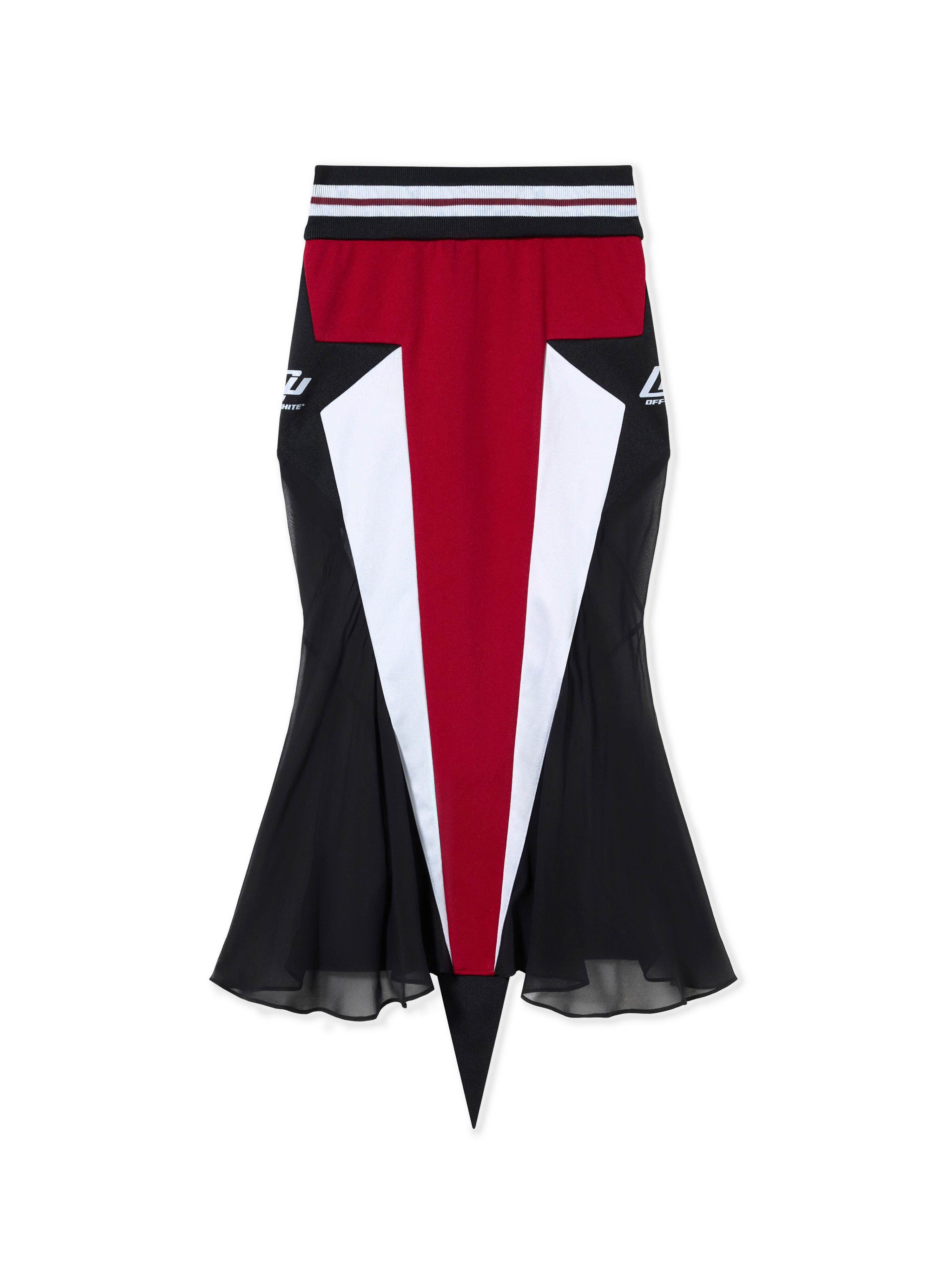 OFF WHITE Fluid Track Star Skirt RED DAHLIA - RODIO OWCN004W25JER001
