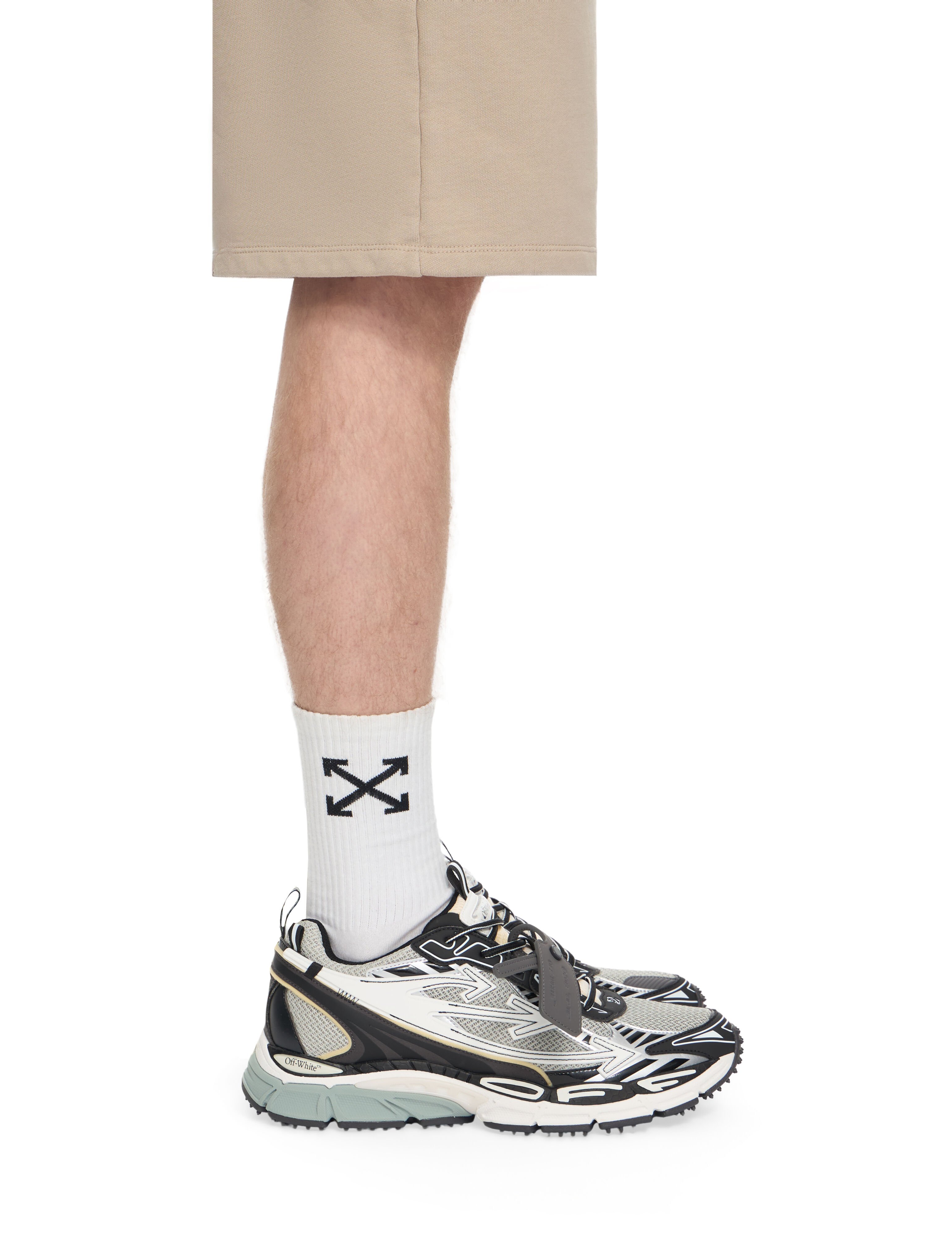 OFF WHITE SNEAKERS BE RIGHT BACK GRIGIO CHIARO/NERO GRAU OMIA295C99FAB001