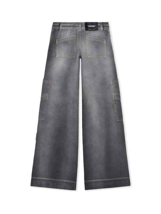 Denim Toybox Cargo Pants OFF WHITE Denim Toybox Cargo Pants BLEACH BLACK-NO COLOR OWYB01IF25DEN001