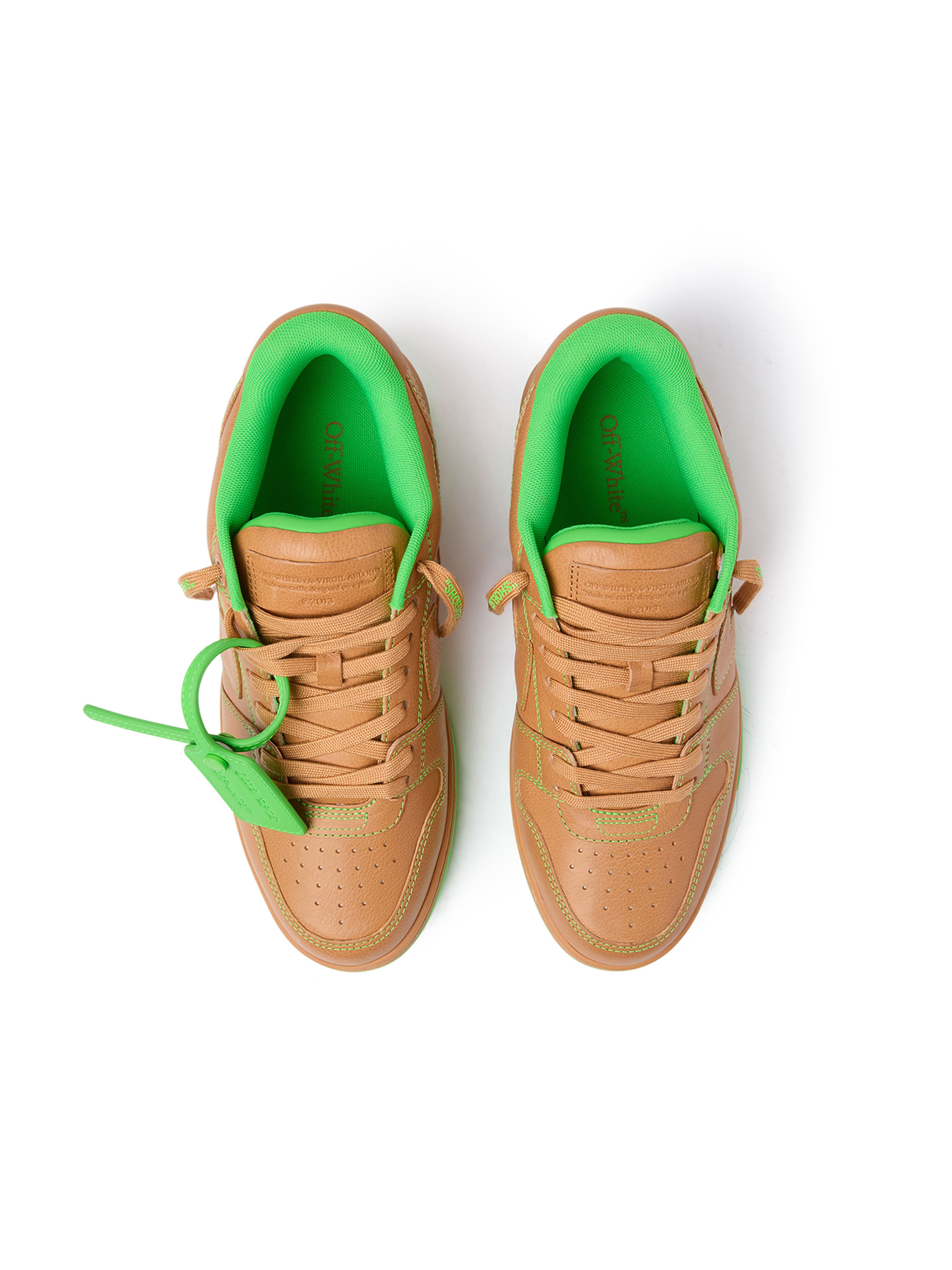 OFF WHITE Out Of Office Sneakers SADDLE BRN/GREEN OF05734210