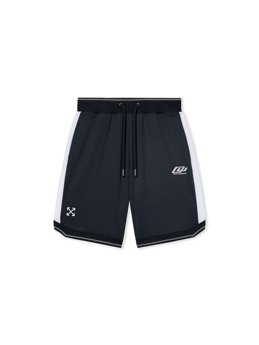 OFF WHITE OWR Team Soccer Shorts BLACK 44MCI01AS26J001