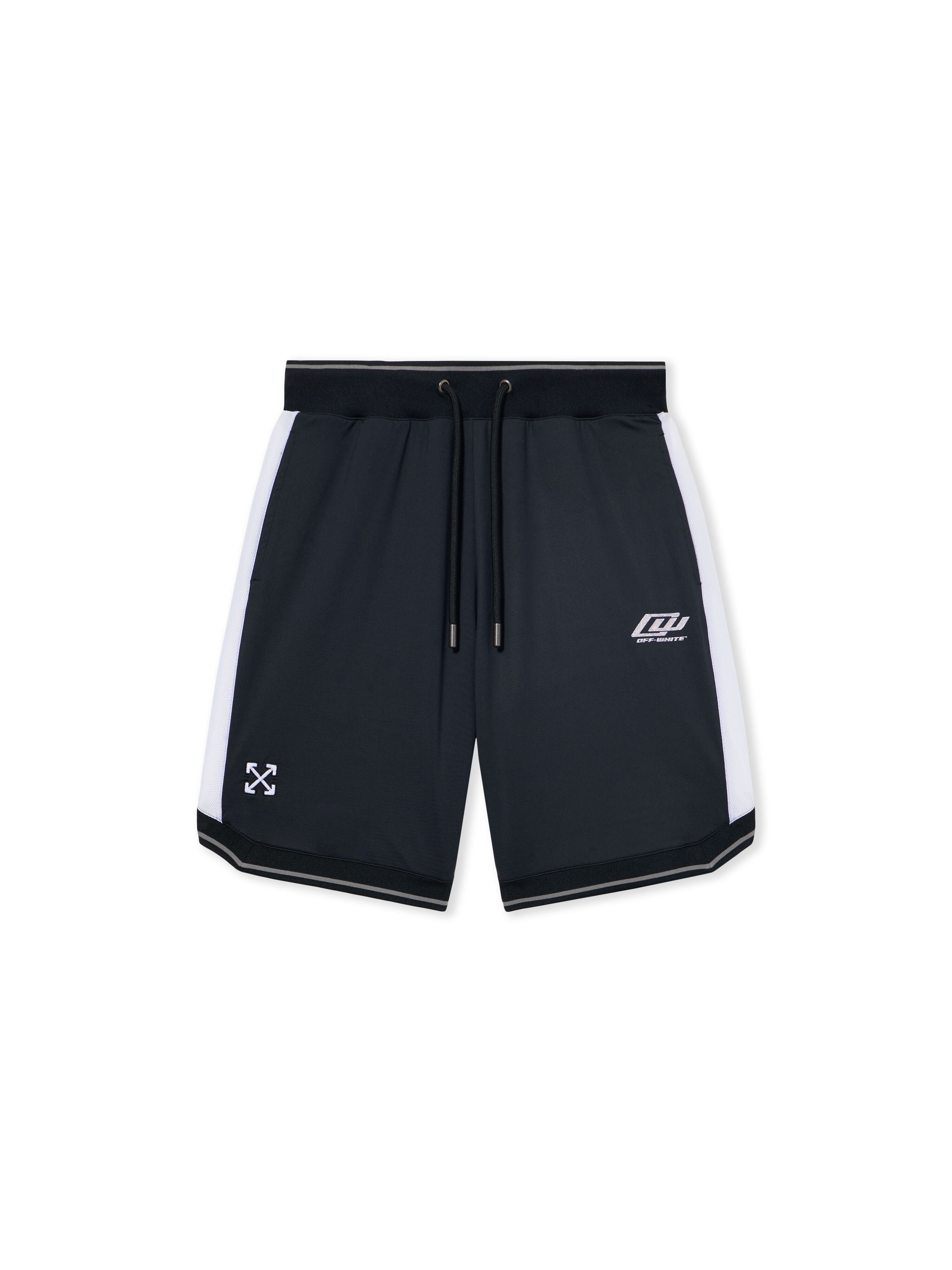 OFF WHITE OWR Team Soccer Shorts BLACK 44MCI01AS26J001