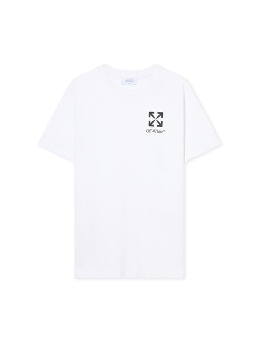 Small Arrow Slim Logo Tee OFF WHITE Small Arrow Slim Logo Tee WHITE - BLACK OMAA027F25JER00F