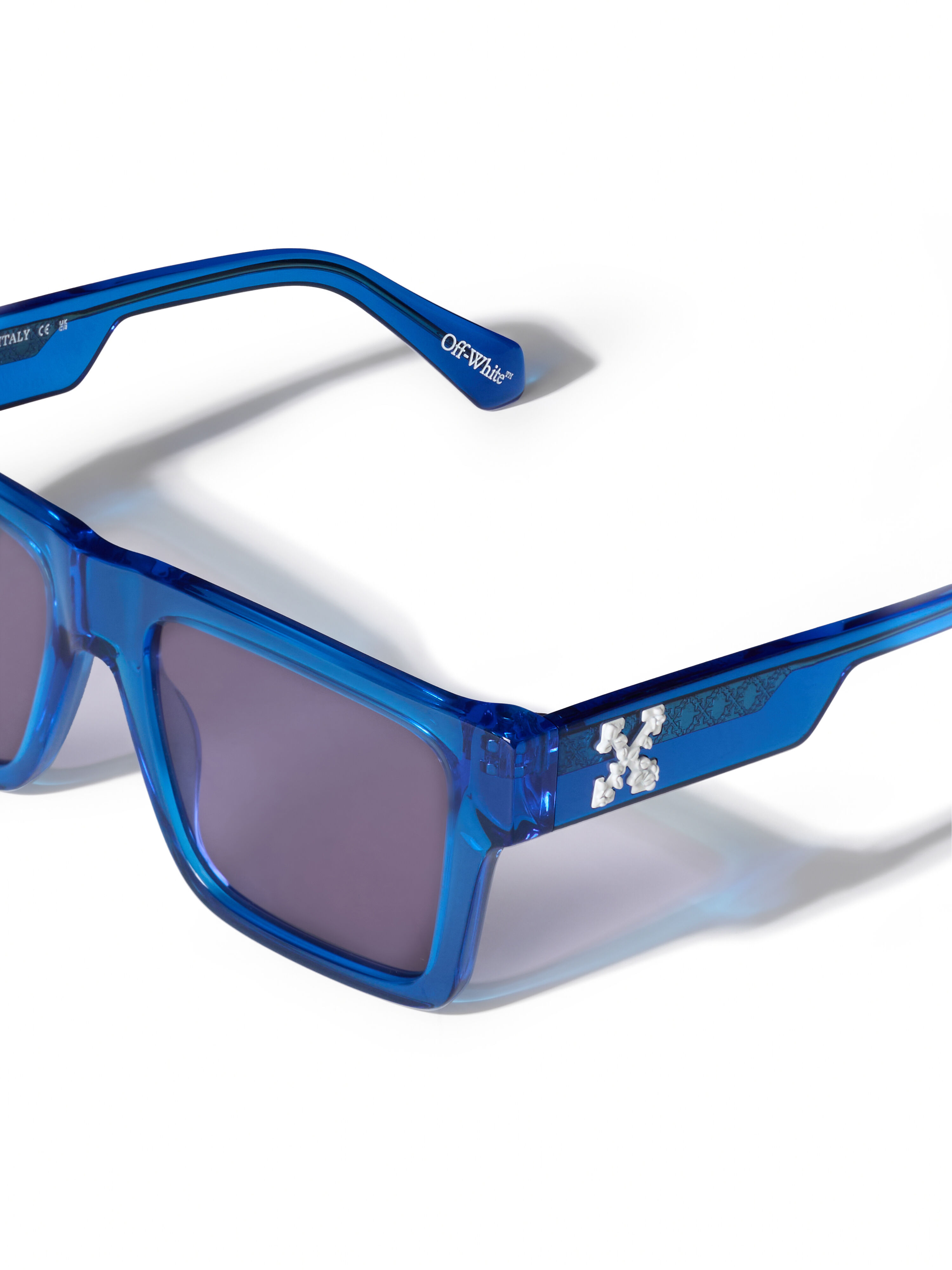 Lawton Purple Lens Sunglasses OFF WHITE Lawton Purple Lens Sunglasses Blue OW107063654