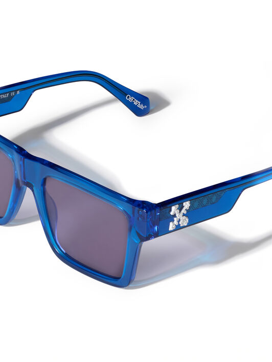 Lawton Purple Lens Sunglasses OFF WHITE Lawton Purple Lens Sunglasses Blue OW107063654