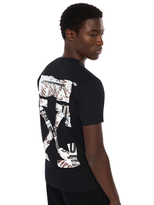 Newspaper Arrow Slim Logo Tee OFF WHITE Newspaper Arrow Slim Logo Tee BLACK - WHITE OMAA027F25JER005