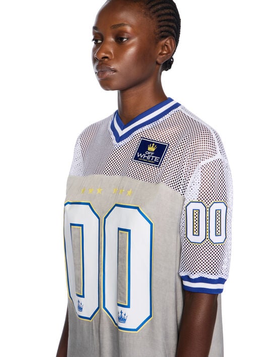 Dyed Vi Sat 00 Football Dress OFF WHITE Dyed Vi Sat 00 Football Dress FLINT GRAY-ELECTRIC BLUE OWDB55GF25FAB001