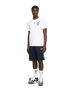 OFF WHITE OWR Team Soccer Shorts BLACK 44MCI01AS26J001