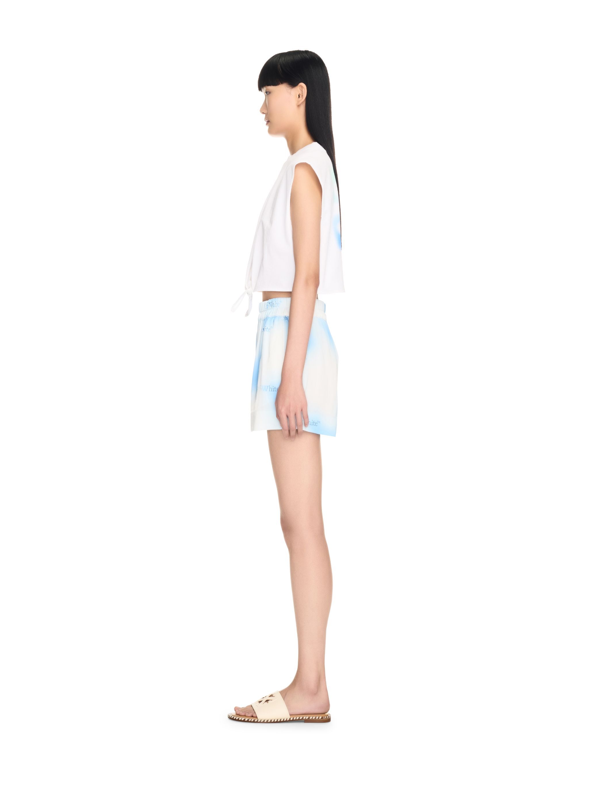 OFF WHITE Sx_Arrow Crop Top WHITE OWAD25PT24JER002