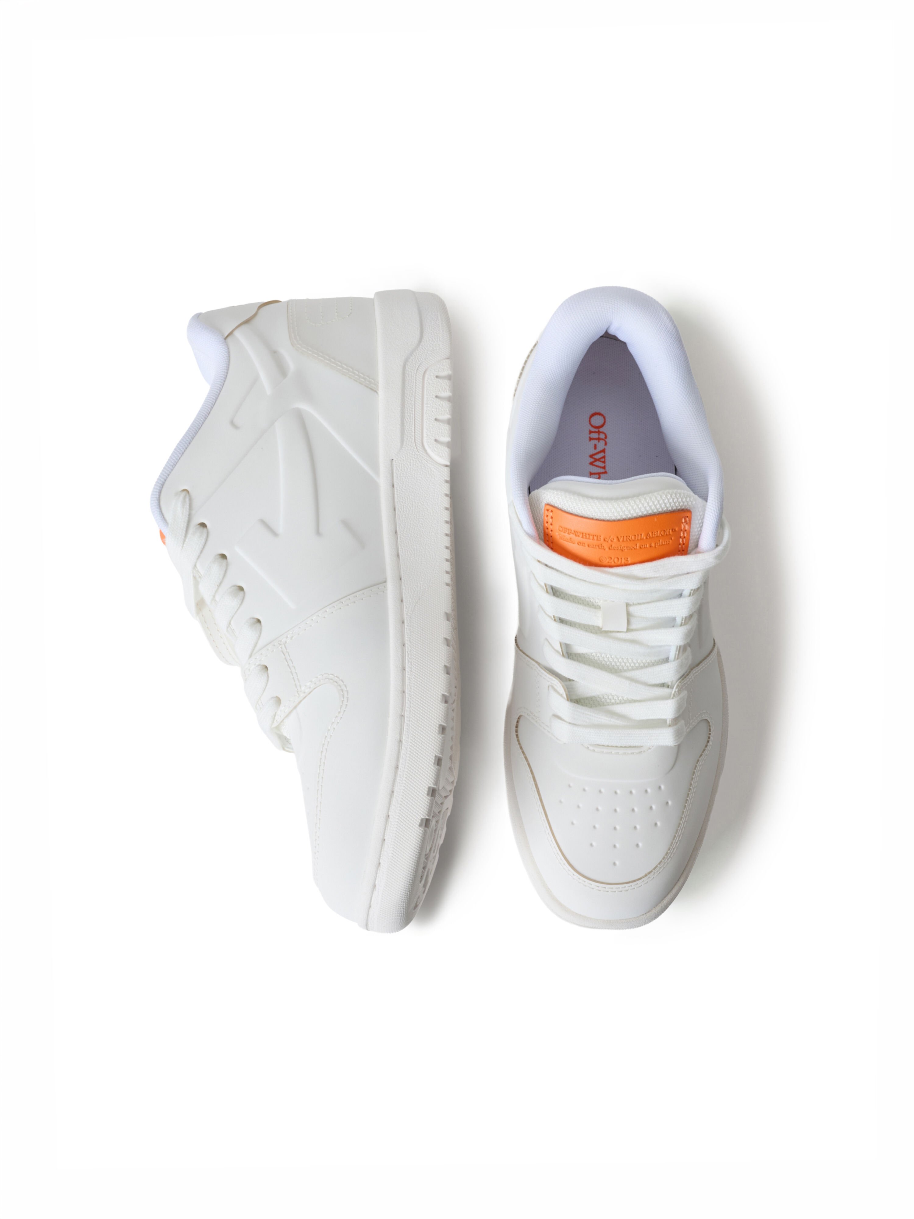 Out Of Office Molded Sneakers OFF WHITE Out Of Office Molded Sneakers WHITE/ORANGE OF06203101
