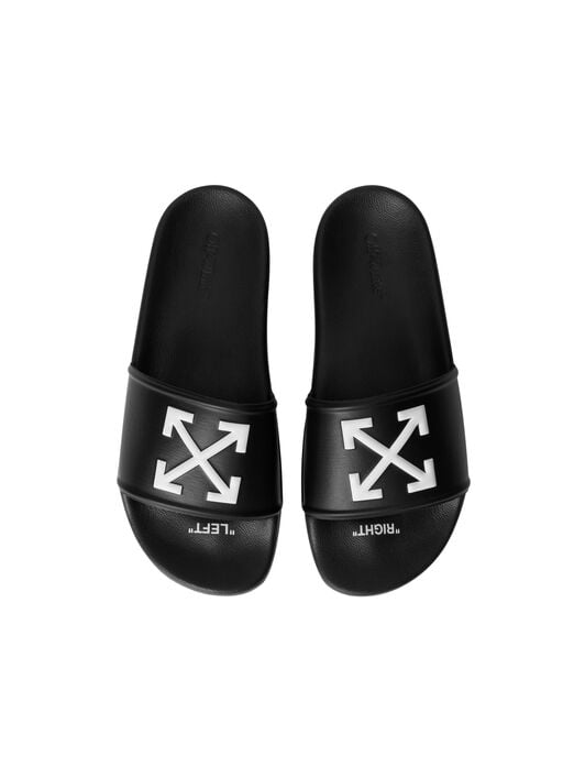 ARROW SLIDER OFF WHITE ARROW SLIDER BLACK - WHITE OWIU003C99MAT001