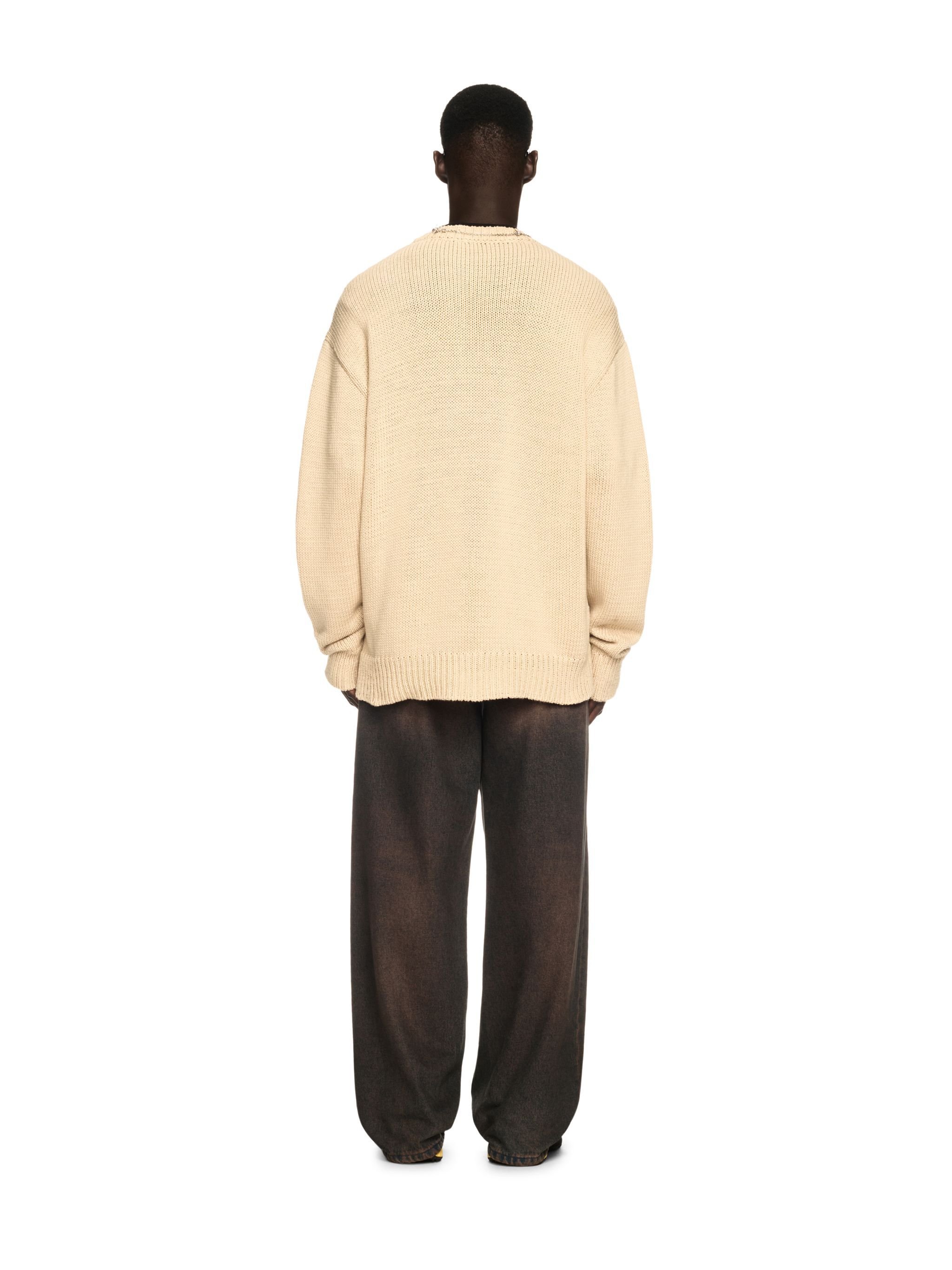 OFF WHITE Overdyed Straight Jeans BROWN OMYA18BS25DEN001