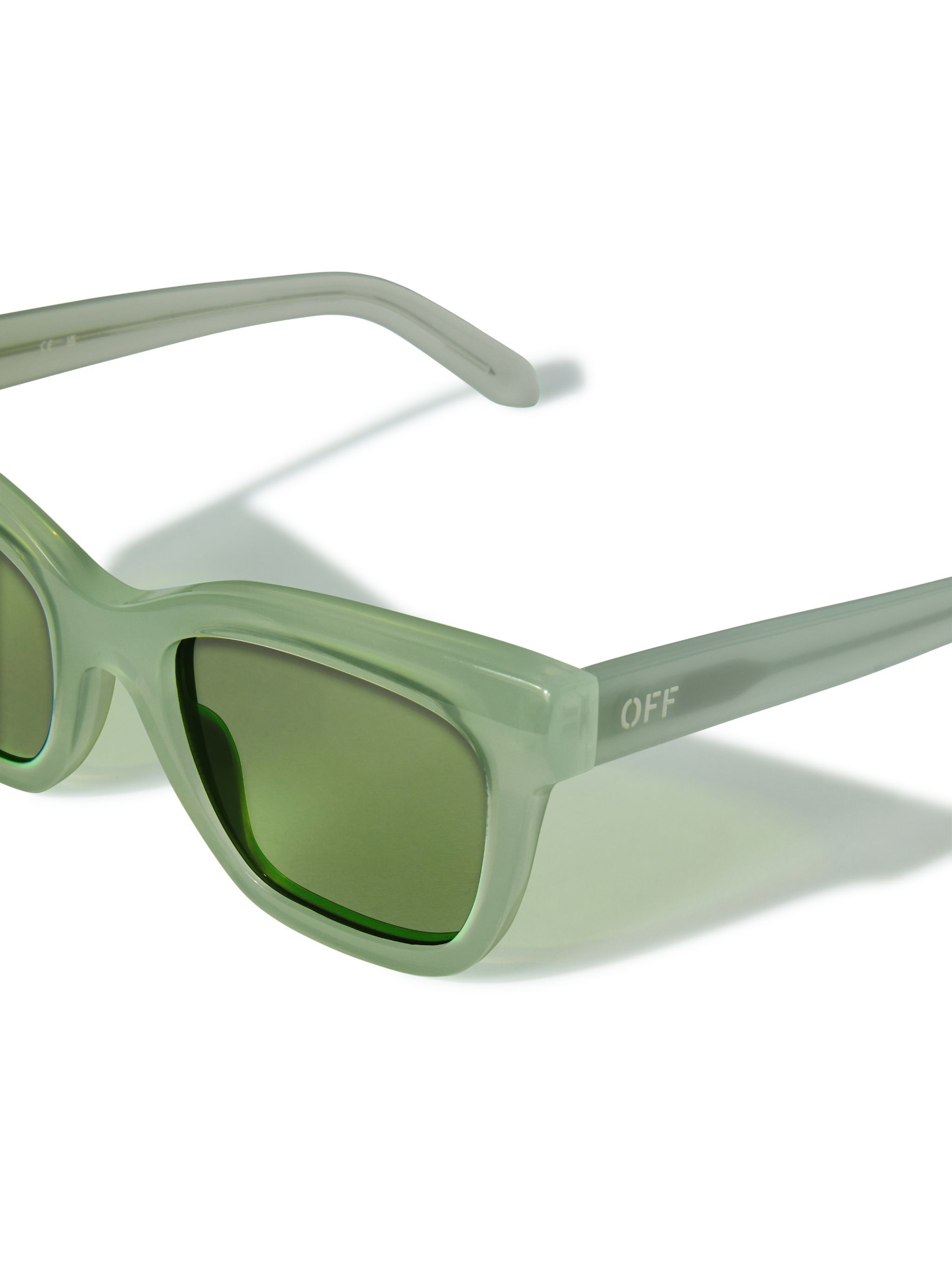 OFF WHITE Lincoln Sunglasses GREEN OERI143S25PLA001