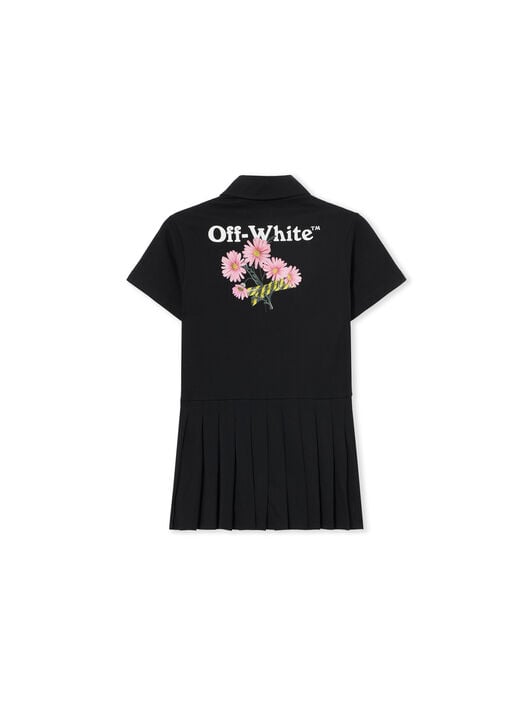 OFF WHITE Daisy Tape Dress S/S BLACK 44GDH007S26J001