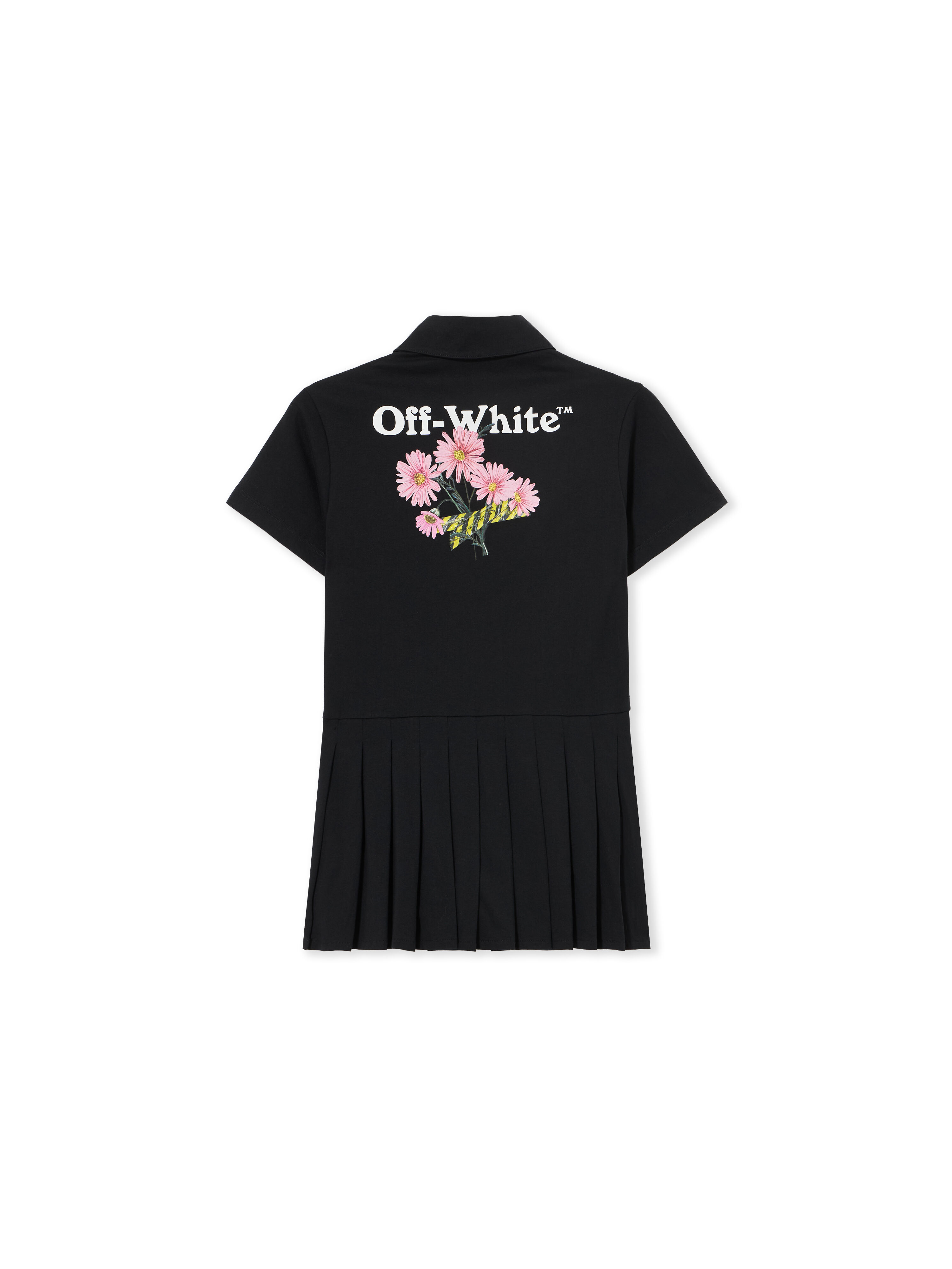 OFF WHITE Daisy Tape Dress S/S BLACK 44GDH007S26J001