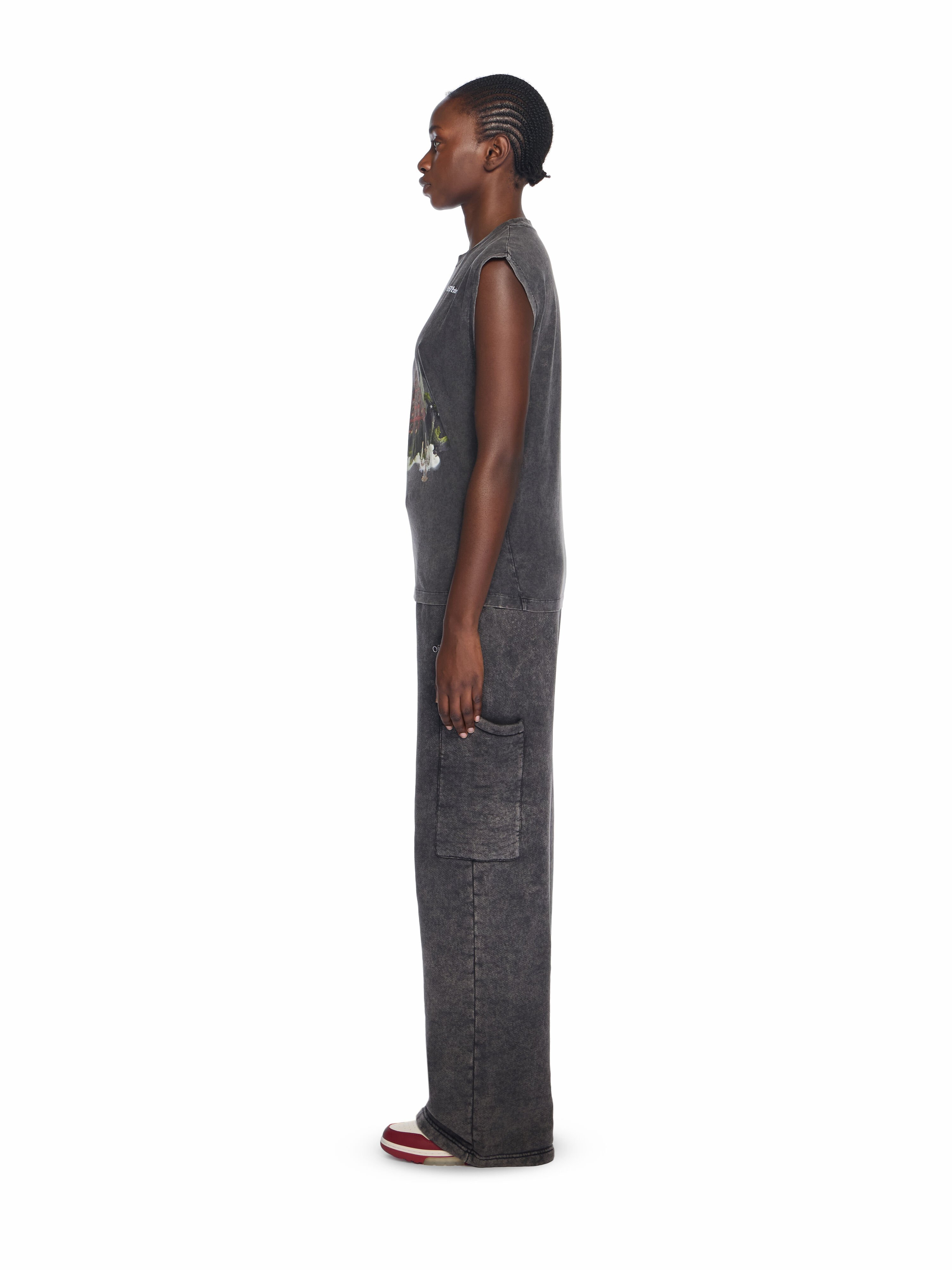 Landscape Arrow Tank Top OFF WHITE Landscape Arrow Tank Top MARBLE BLACK-WHITE OWAC018F25JER002