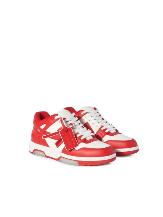 OUT OF OFFICE SNEAKER AUS KALBSLEDER OFF WHITE OUT OF OFFICE SNEAKER AUS KALBSLEDER ROT OMIA189F24LEA003