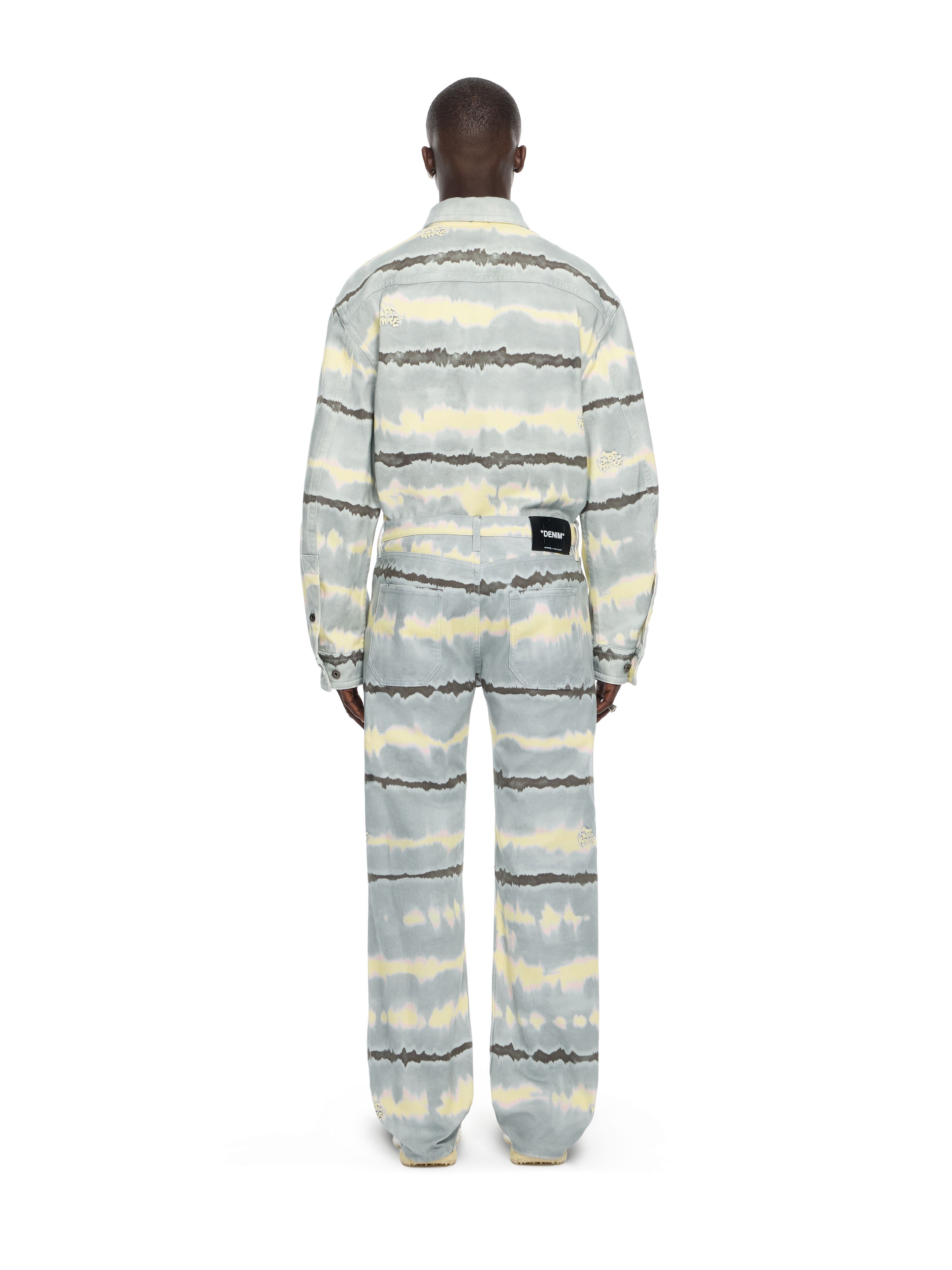 OFF WHITE All-over Tie-dye Overshirt BLUE GREY 44MES01FZ26F001
