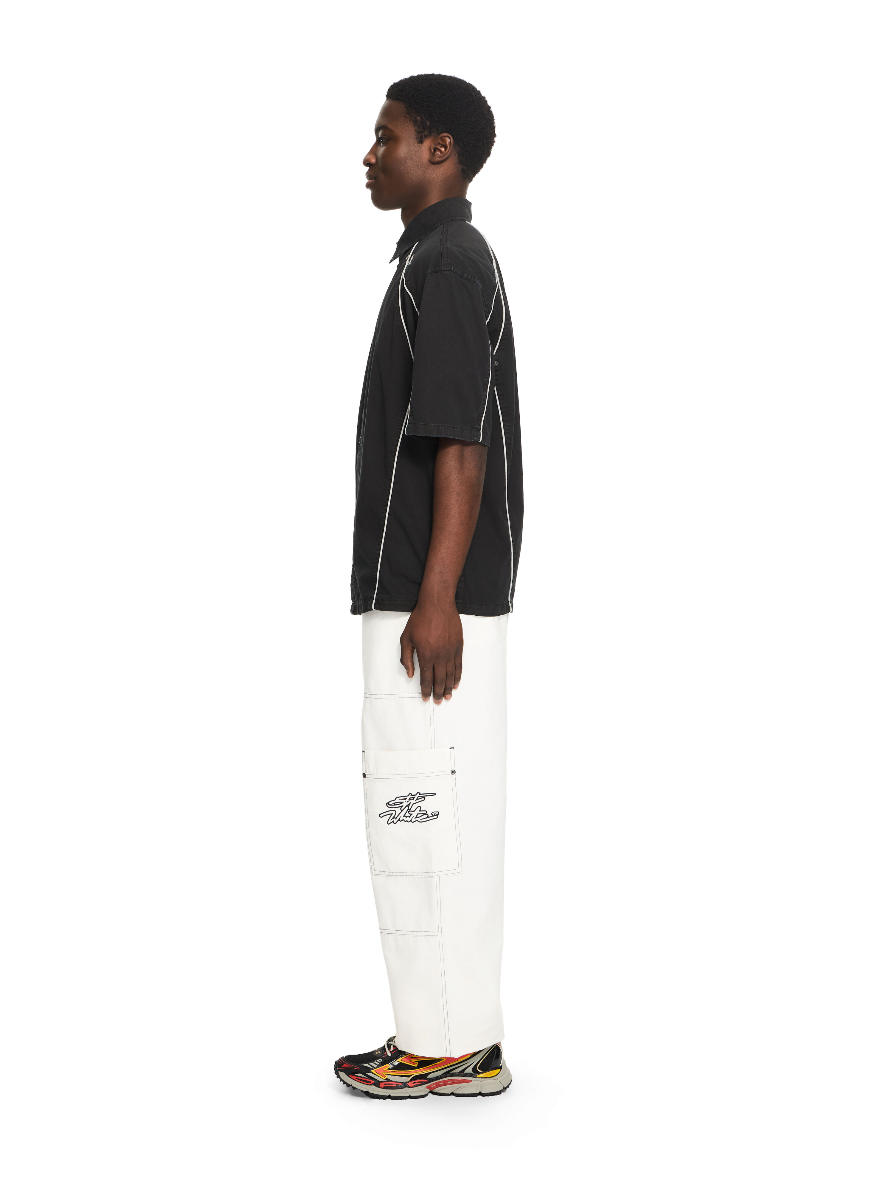 OFF WHITE Script Cargo Pants WHITE 44XCF04ES26F001