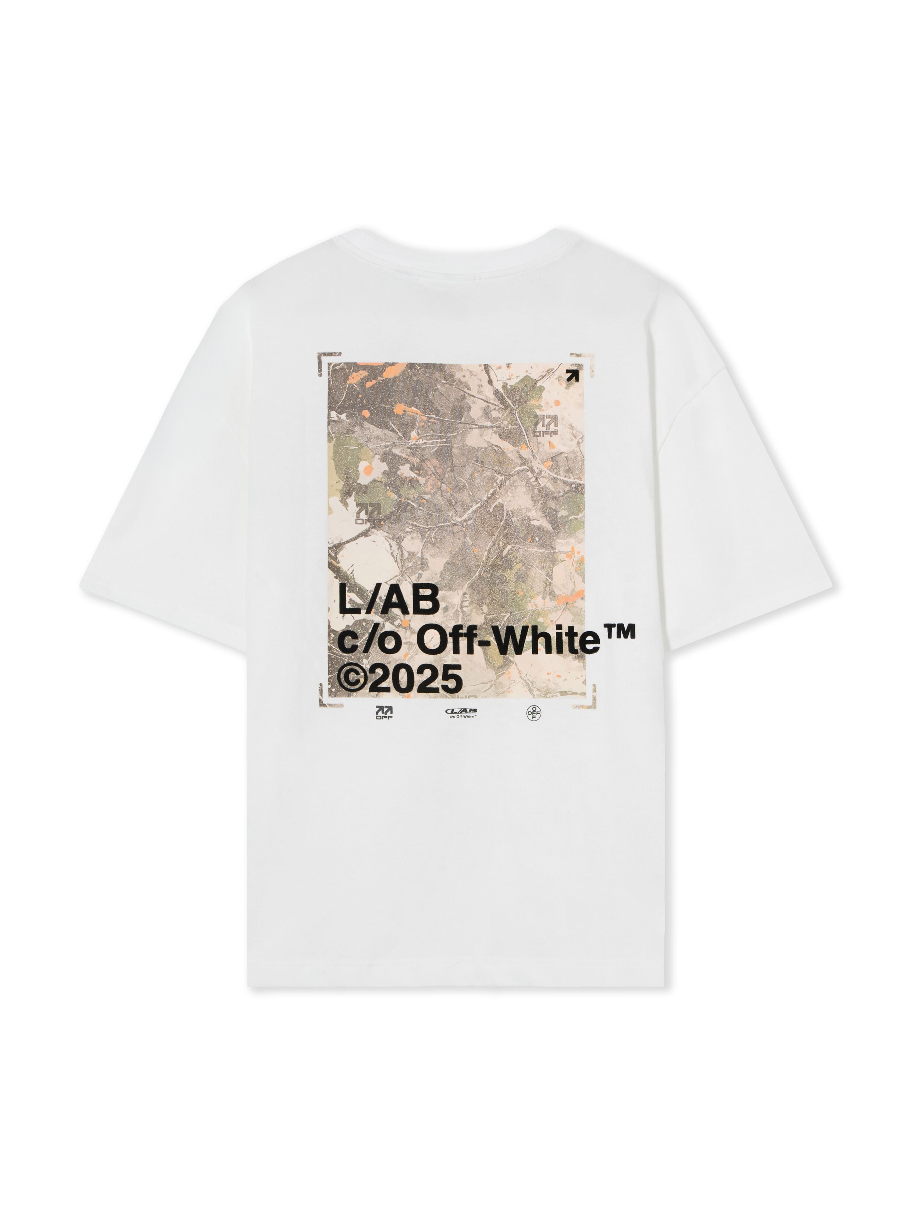 L/AB Camouflage T-Shirt LAB L/AB Camouflage T-Shirt WHITE 44LABF26T075