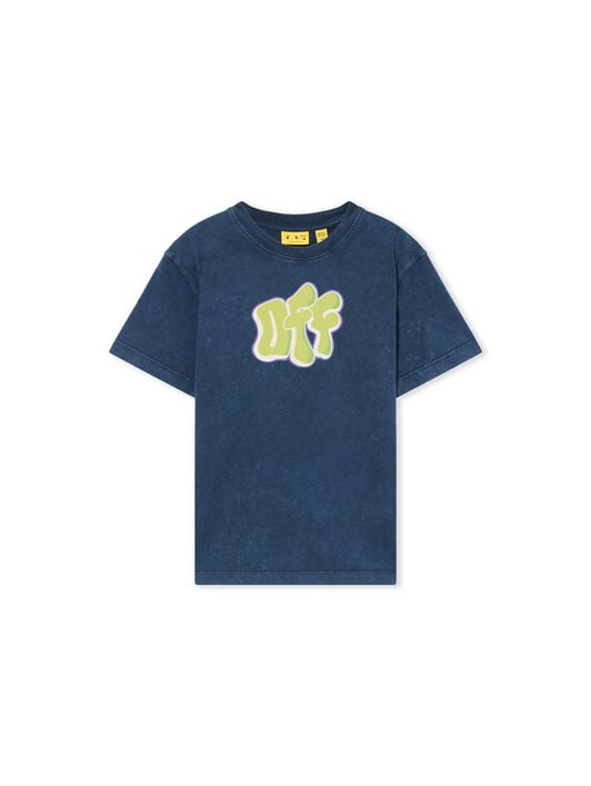 Graffiti Short Sleeve T-Shirt OFF WHITE Graffiti Short Sleeve T-Shirt BLUE NIGHTS 44BAA002F26J00C