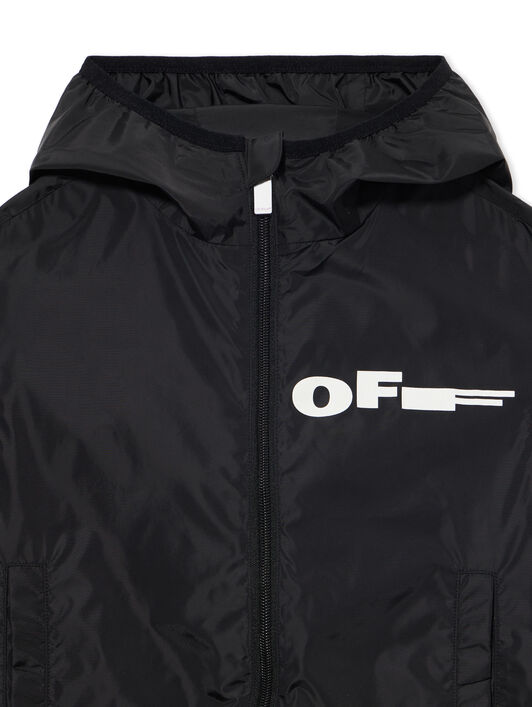 OFF WHITE Type Windbreaker BLACK 44BEB003S26F001