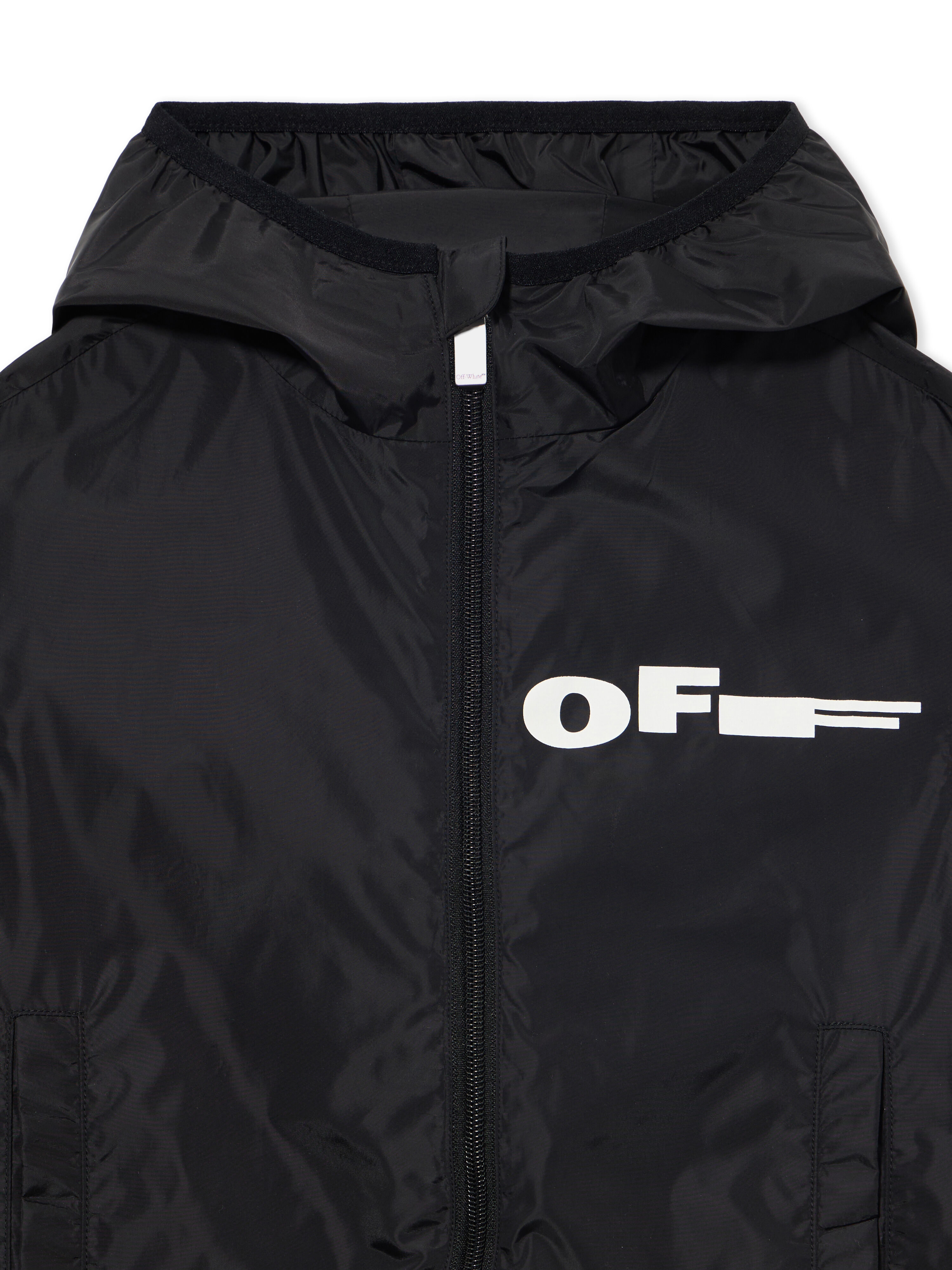 OFF WHITE Type Windbreaker BLACK 44BEB003S26F001