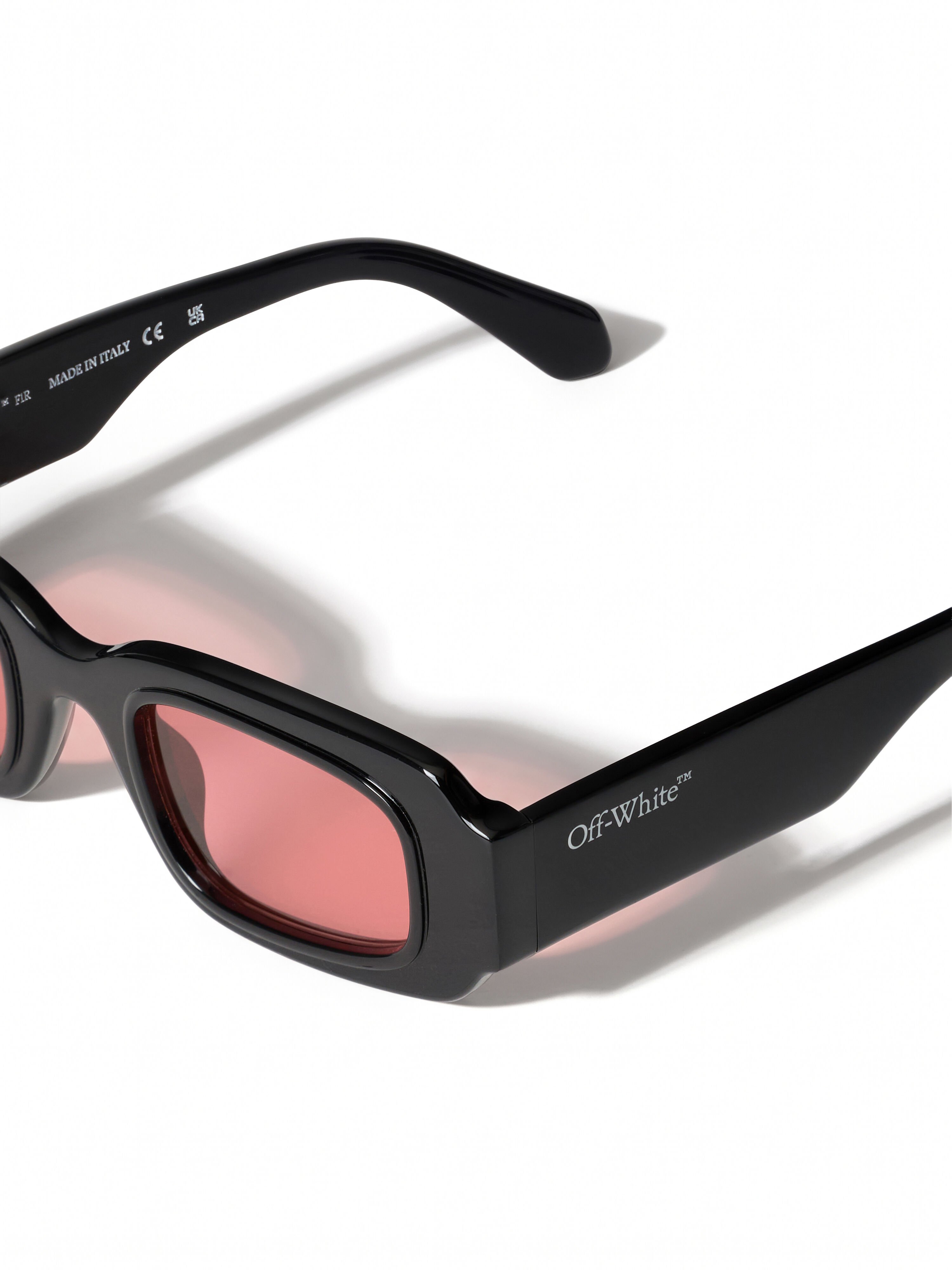 Olympia Red Lens Sunglasses OFF WHITE Olympia Red Lens Sunglasses Shiny Black OW1042102546