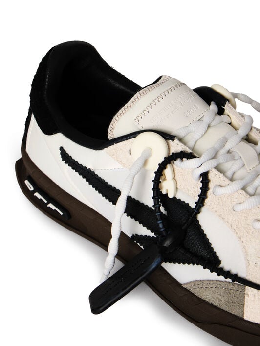 OFF WHITE New Slim Sneakers WHITE - BLACK OMIA2ALS26FAB002