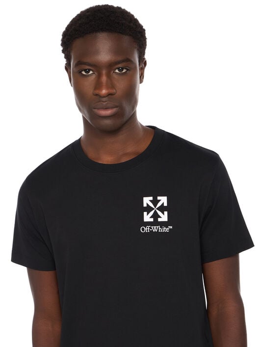 Small Arrow Slim Logo T-Shirt OFF WHITE Small Arrow Slim Logo T-Shirt BLACK - WHITE OMAA027F25JER00F