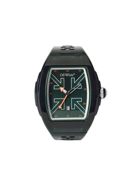OFF WHITE "Beat" Watch Dark Green OW1G003P