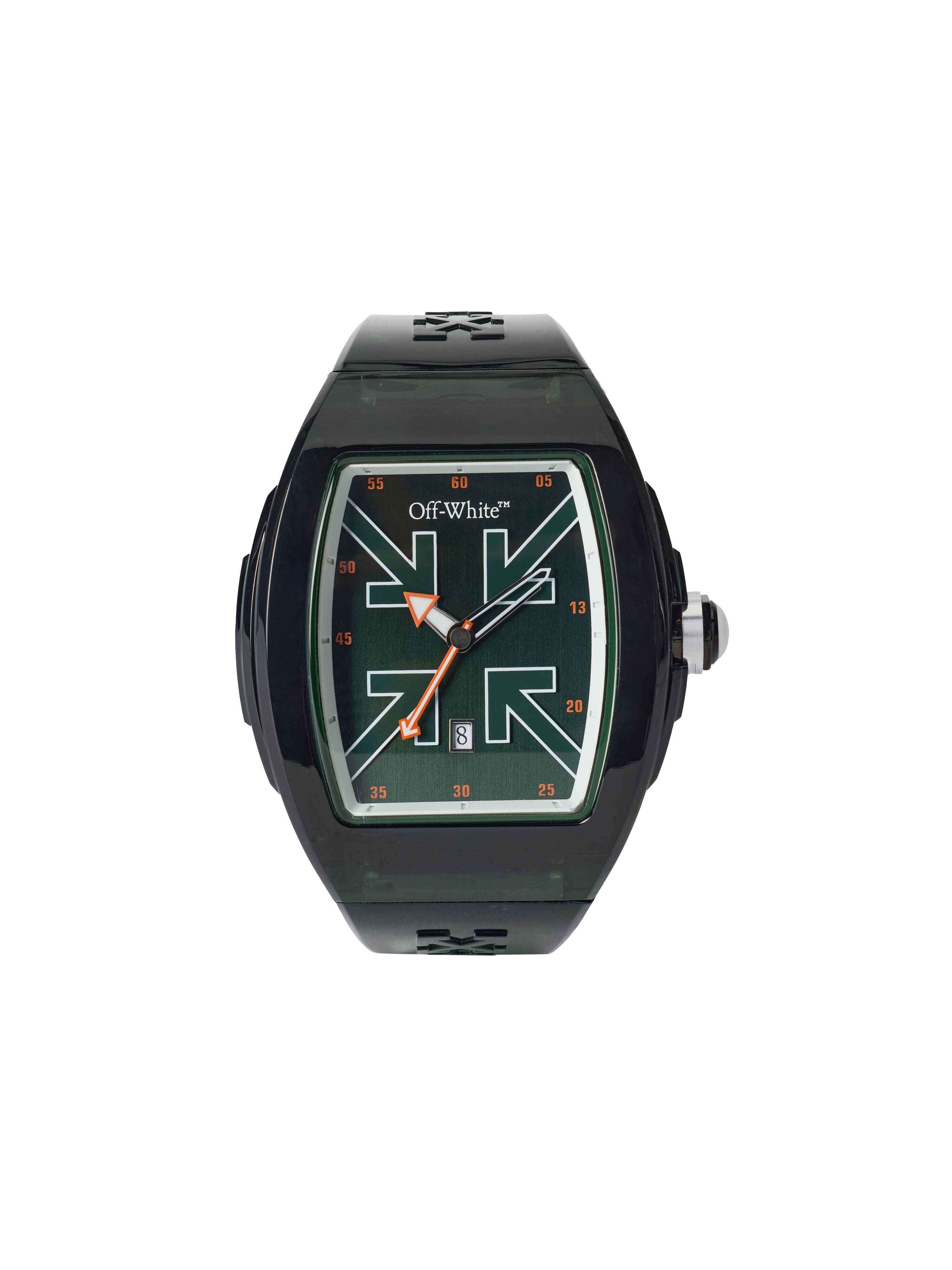OFF WHITE "Beat" Watch Dark Green OW1G003P