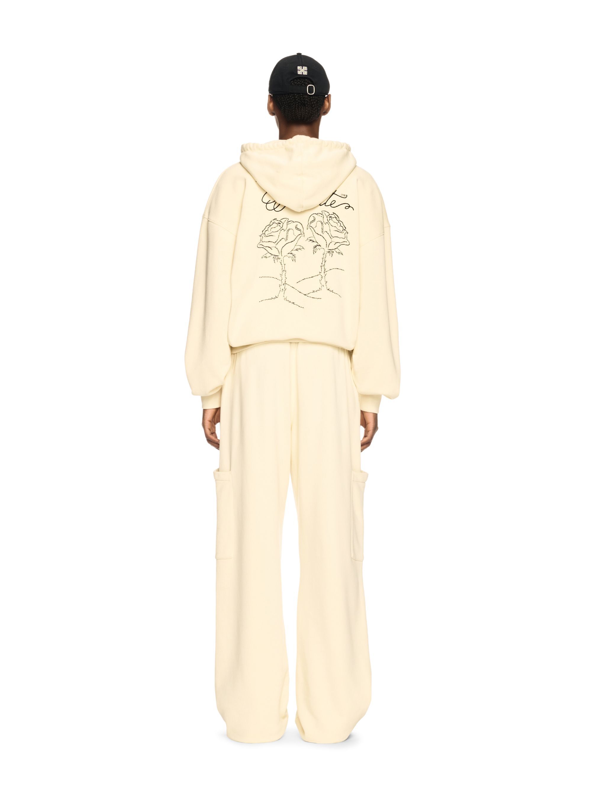 OFF WHITE Weißer Hoodie Mit Pfeile NEUTRAL OWBB035S25FLE002