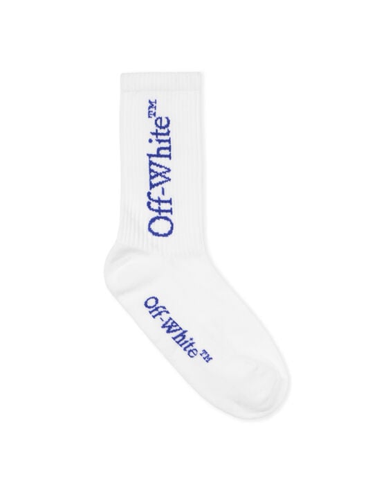 Bookish Calf Socks OFF WHITE Bookish Calf Socks WHITE - BLUE OWRA035F25KNI002