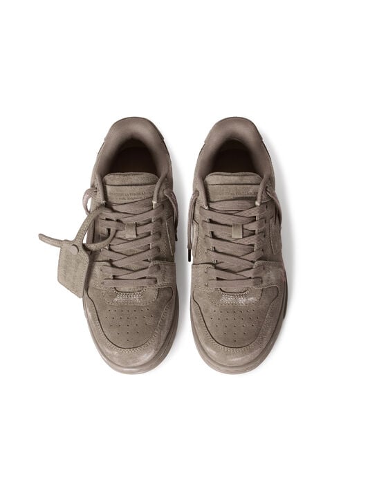 OFF WHITE Out Of Office "For Walking" Suede Sneakers FUNGI - BLUSH PINK OWIA259S26LEA006