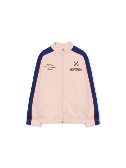 OFF WHITE Soccer Track Zip Up SOFT PINK - RED OGBD001F25FLE001