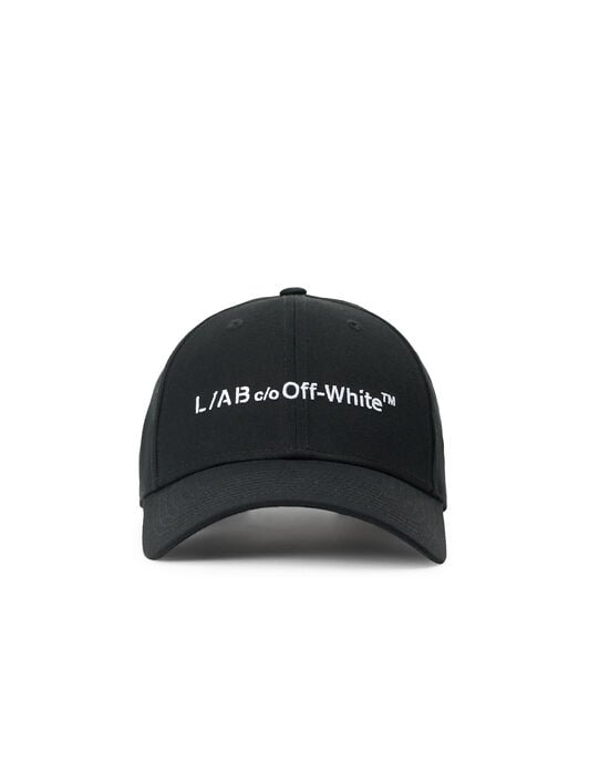 LAB L/AB Logo Embroidered Baseball Cap BLACK LAB7200154