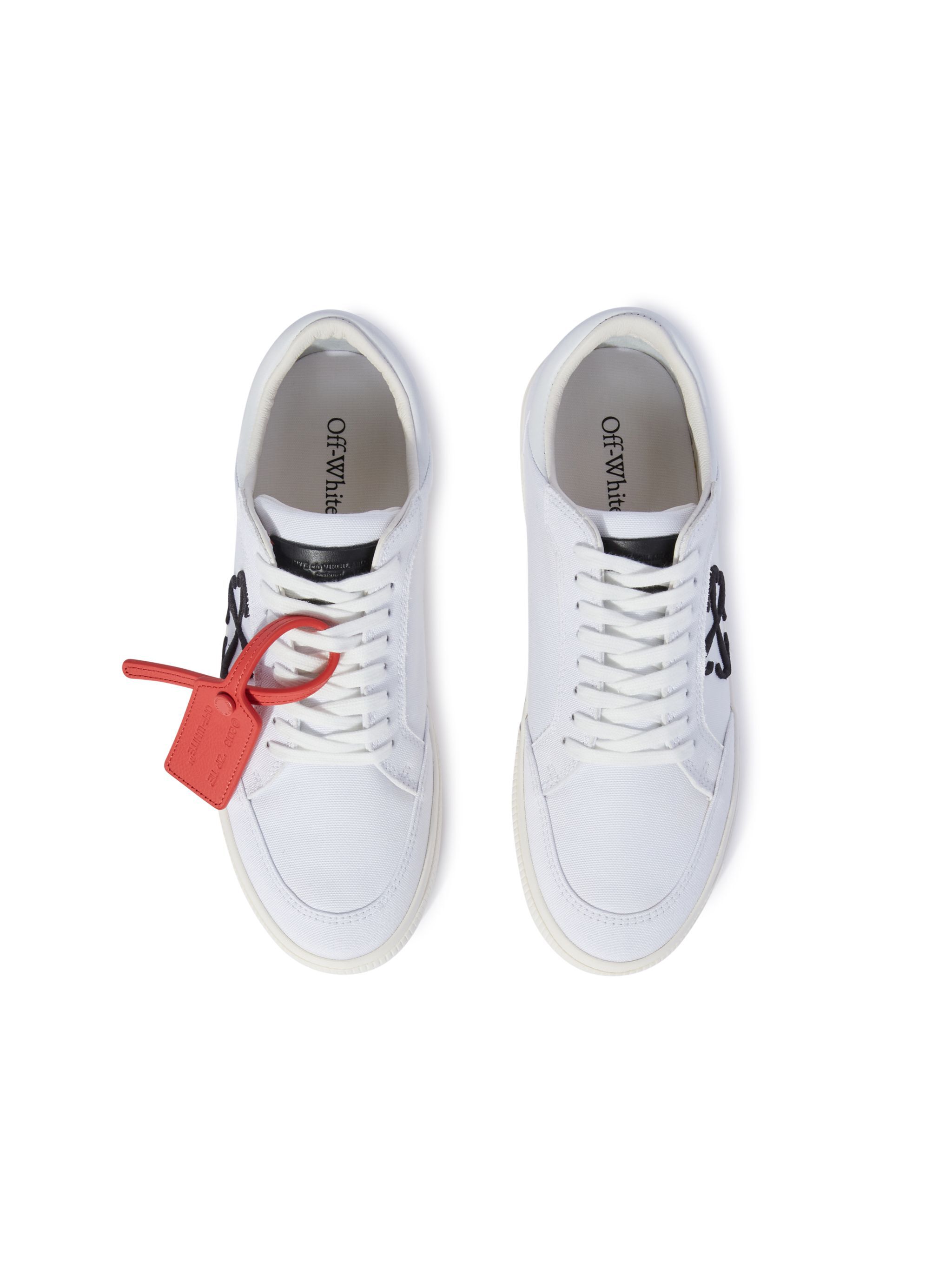 OFF WHITE New Low Vulcanized Canvas WHITE OMIA293C99FAB001