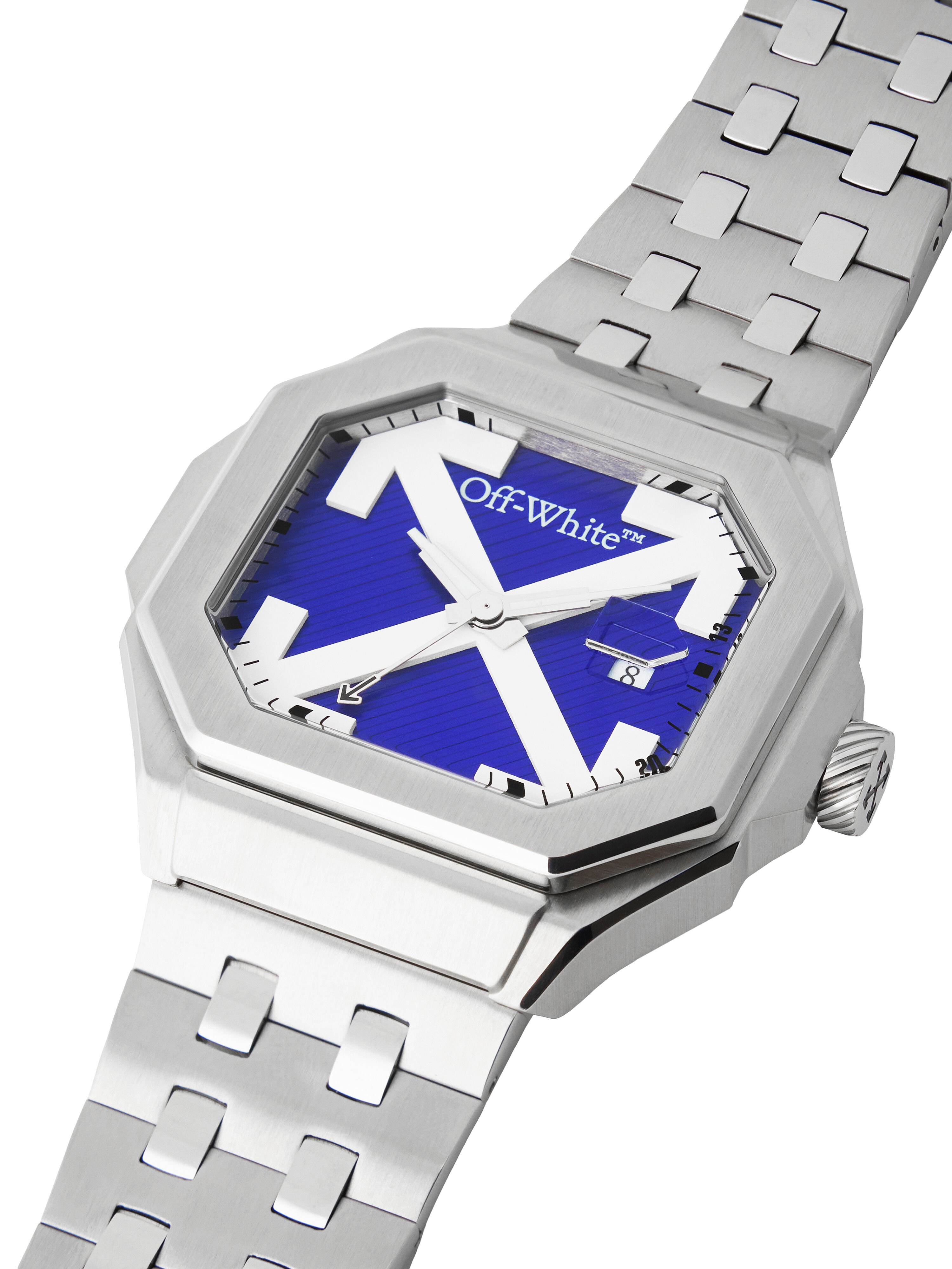 Heavy Duty Watch OFF WHITE Heavy Duty Watch Silver OW1G011M