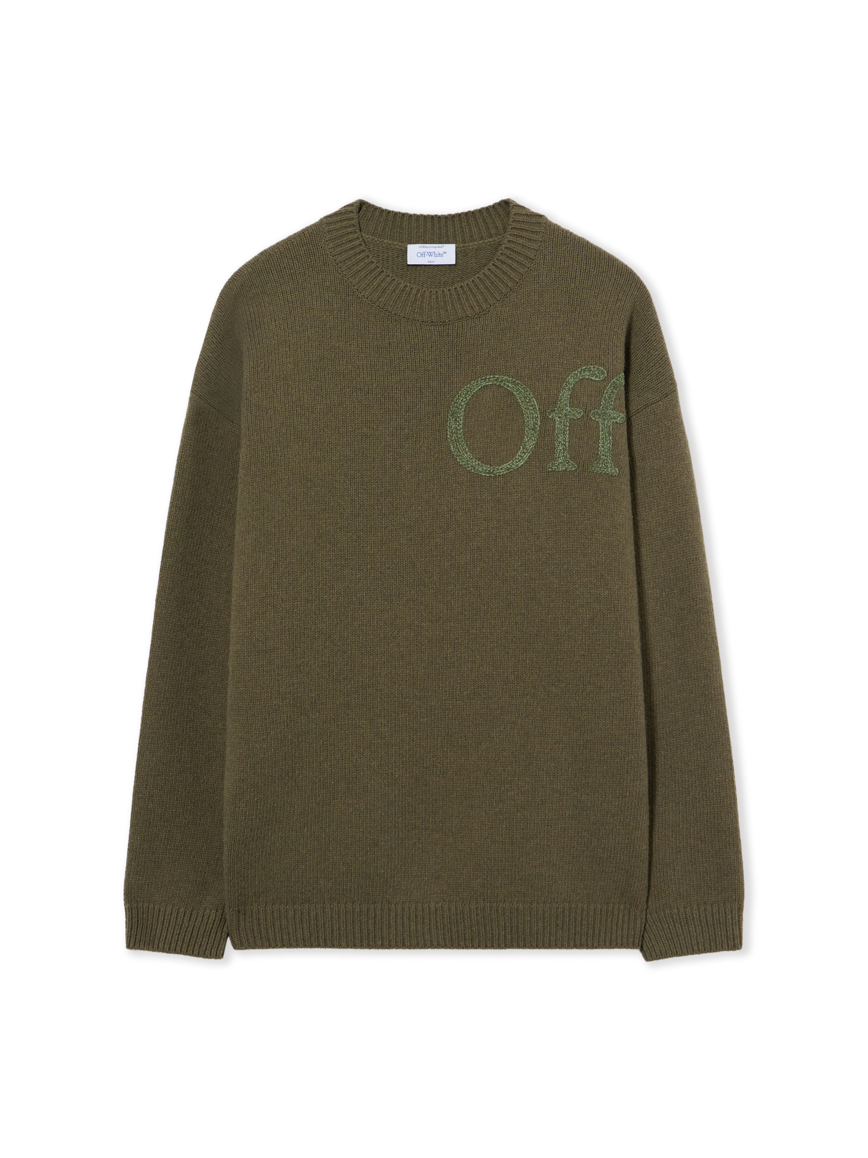 Bookish Shared Knit Crewneck OFF WHITE Bookish Shared Knit Crewneck SEAURTLE 44MHE20QF26K001
