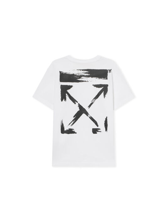 OFF WHITE Arrow Paint Tee S/S WHITE 44BAA002S26J006