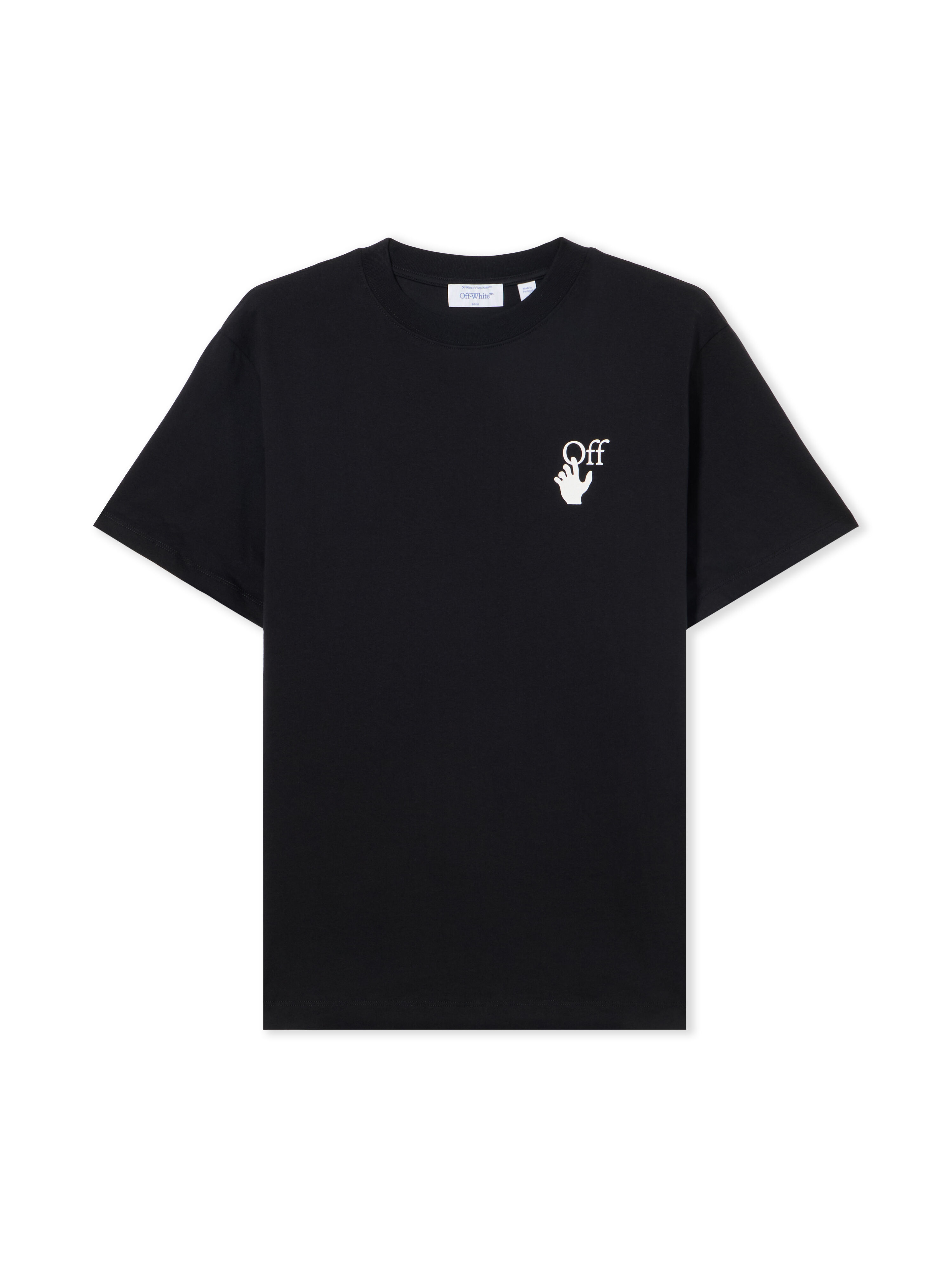 OFF WHITE Slim Fit Graphic S/S T-Shirt BLACK 44OWOS26T061