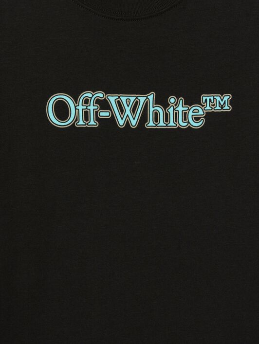 OFF WHITE Big Bookish Long-Sleeved Top BLACK OBAB001S25JER001