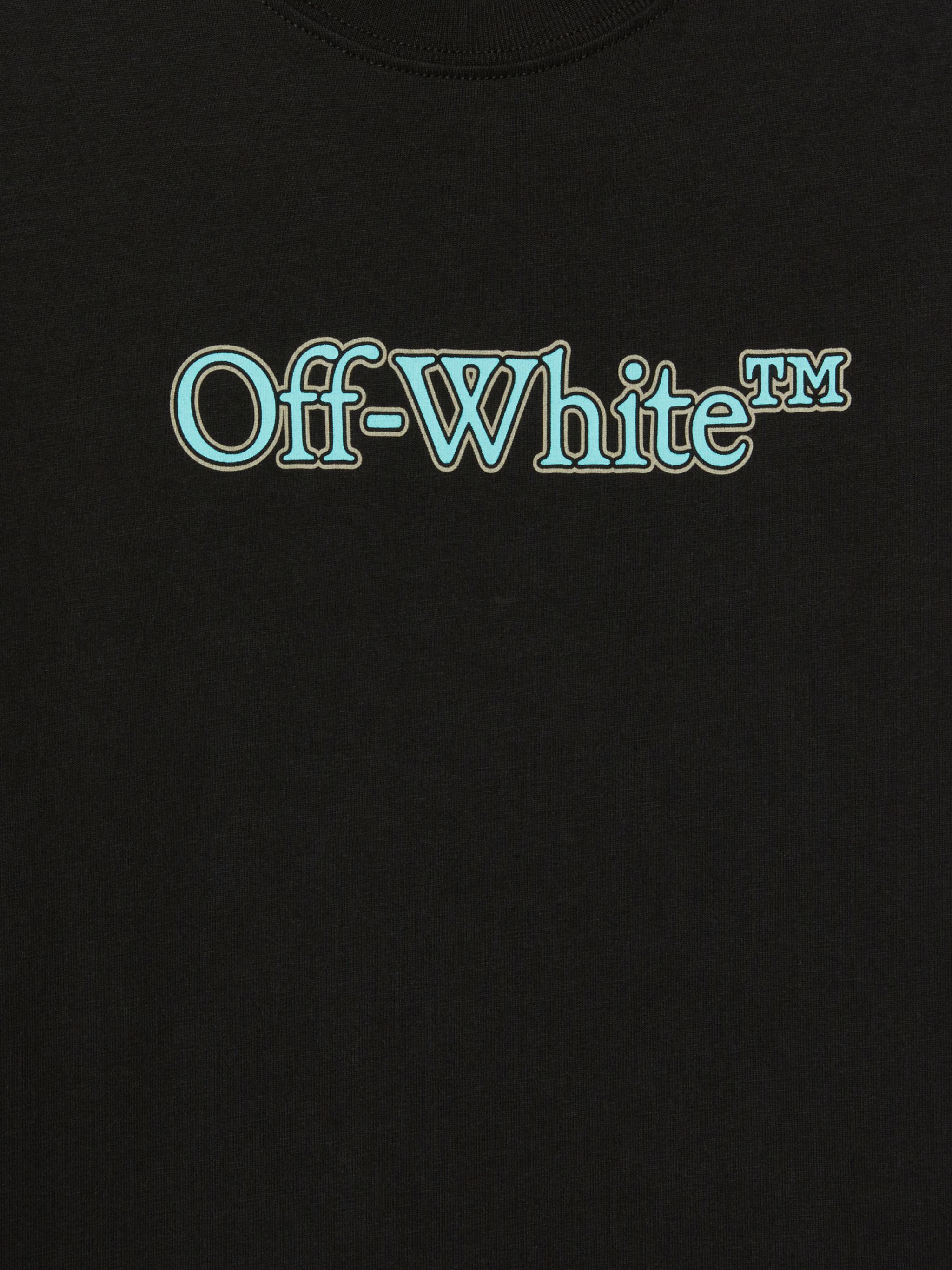 OFF WHITE Big Bookish Long-Sleeved Top BLACK OBAB001S25JER001