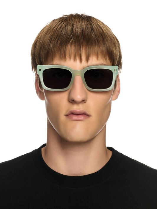 OFF WHITE Midland Sunglasses GREEN OERI108C99PLA001