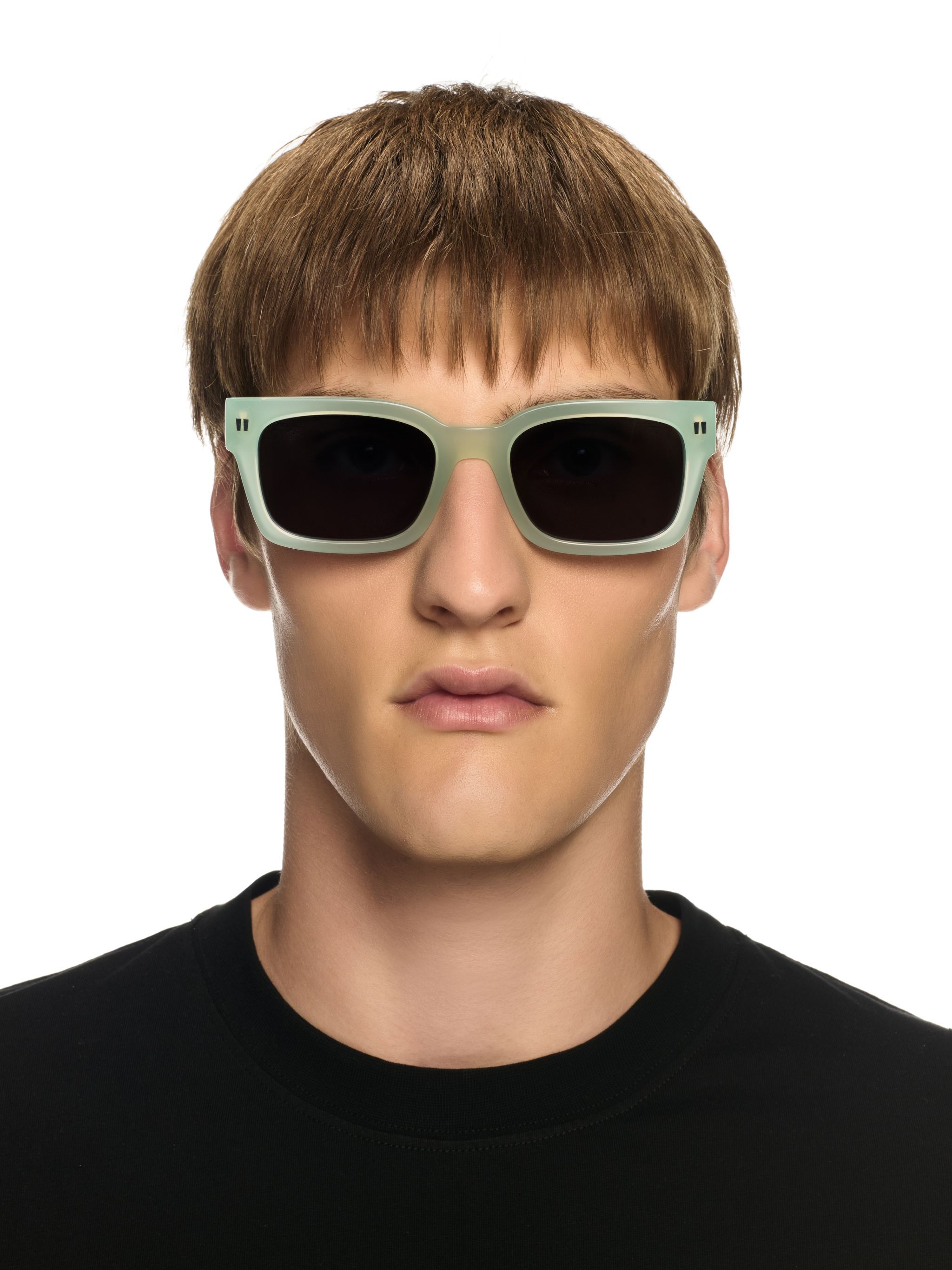 OFF WHITE Midland Sunglasses GREEN OERI108C99PLA001